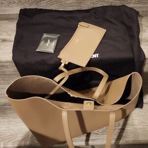 YSL bag tan